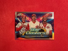 2025 Topps Cosmic Chrome☄️Reds-Larkin, Bench & Elly Tri Star Clusters TSC-4🔥