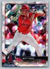 2018 Bowman Chrome Prospects Atomic Refractor Matt Thaiss #BCP61