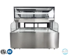59" W Open Air Cooler Display Case Grab & Go Merchandiser Refrigerator NSF