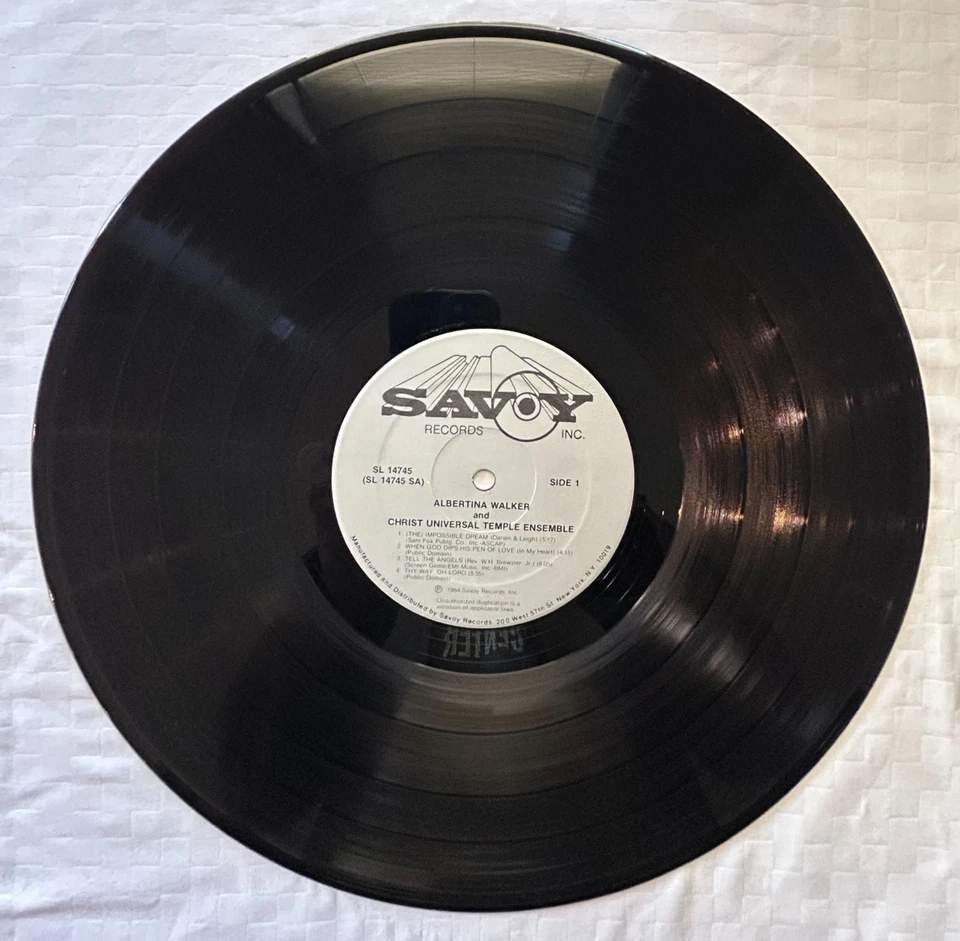 Albertina Walker And The Christ Universal Temple Ensemble – The Impossible Dream - Image 3 of 4