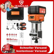 Akku Bürstenloser Oberfräse Für DIY Heimwerker Kantenfräse  Bürstenloser Motor