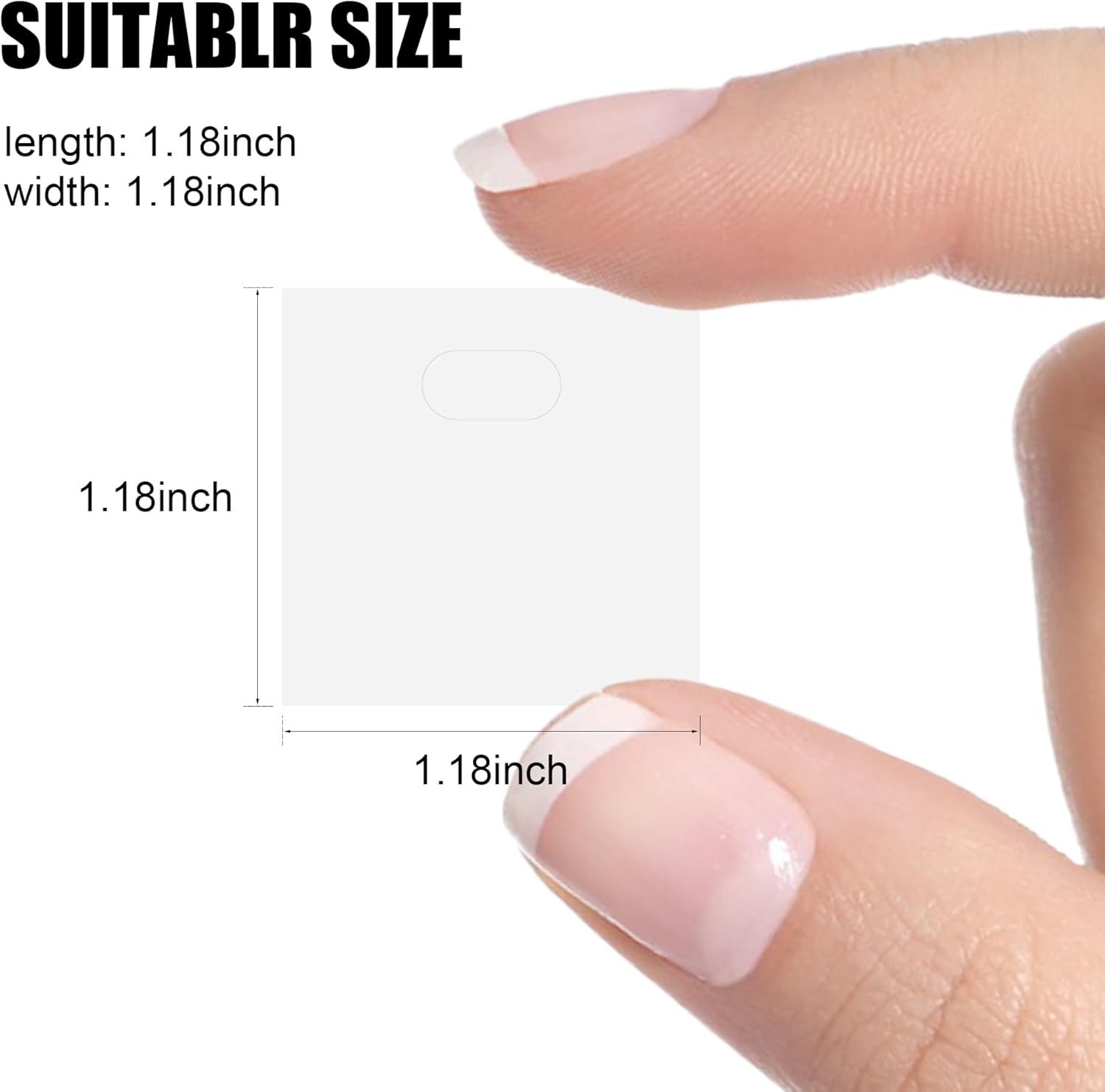 60 Pcs Vertical Blind Repair Tabs, Clear Vertical Blinds Replacement Parts Fixer