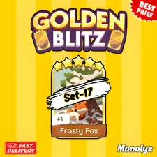 Frosty Fox - SET 17 ⭐5 - Mono_poly_Go golden blitz_Sticker - Cheap & Fast⭐️