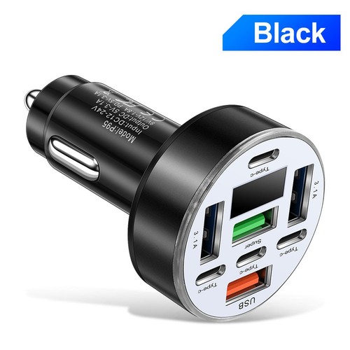 Chargeur Voiture 40W avec Affichage Num��rique de Tension et 8 Ports pour Charge - Photo 8 sur 29