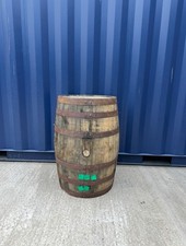 2X Oak Whiskey Barrel Full Size Bourbon Planter Rustic Garden Decor Pub Bar