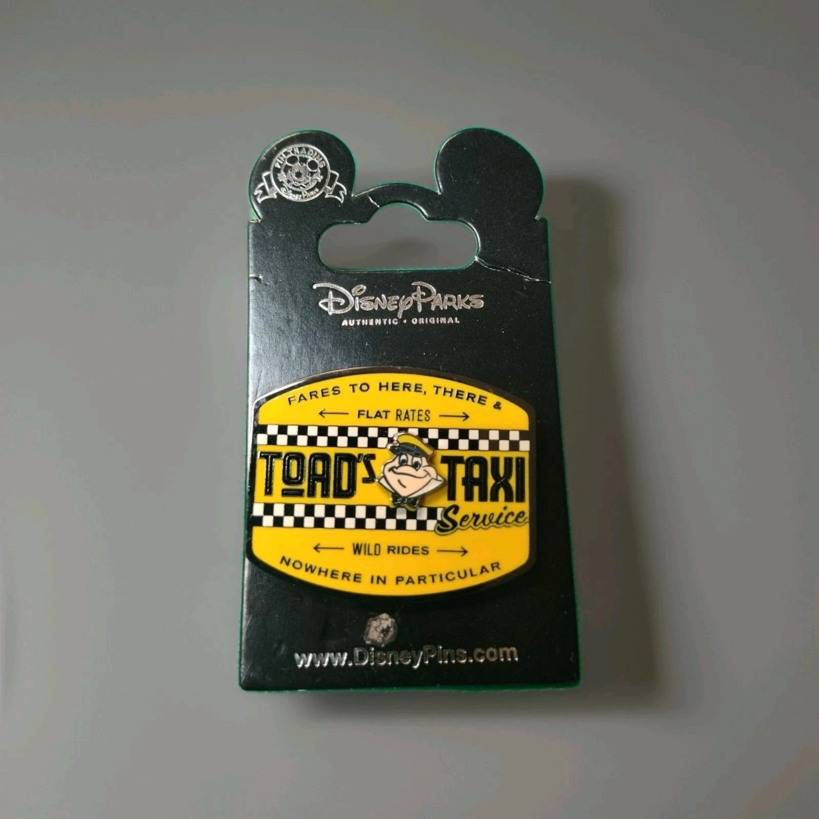 Disney Mr Toad's Wild Ride Toad Taxi Service Trading Pin