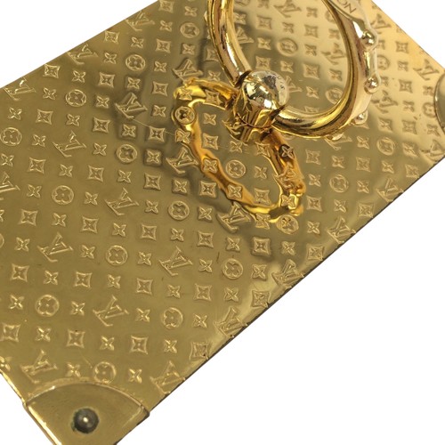 LOUIS VUITTON Bague Téléphone Monogramme Coffre M63145 Bague Smartphone LV - Photo 7 sur 10