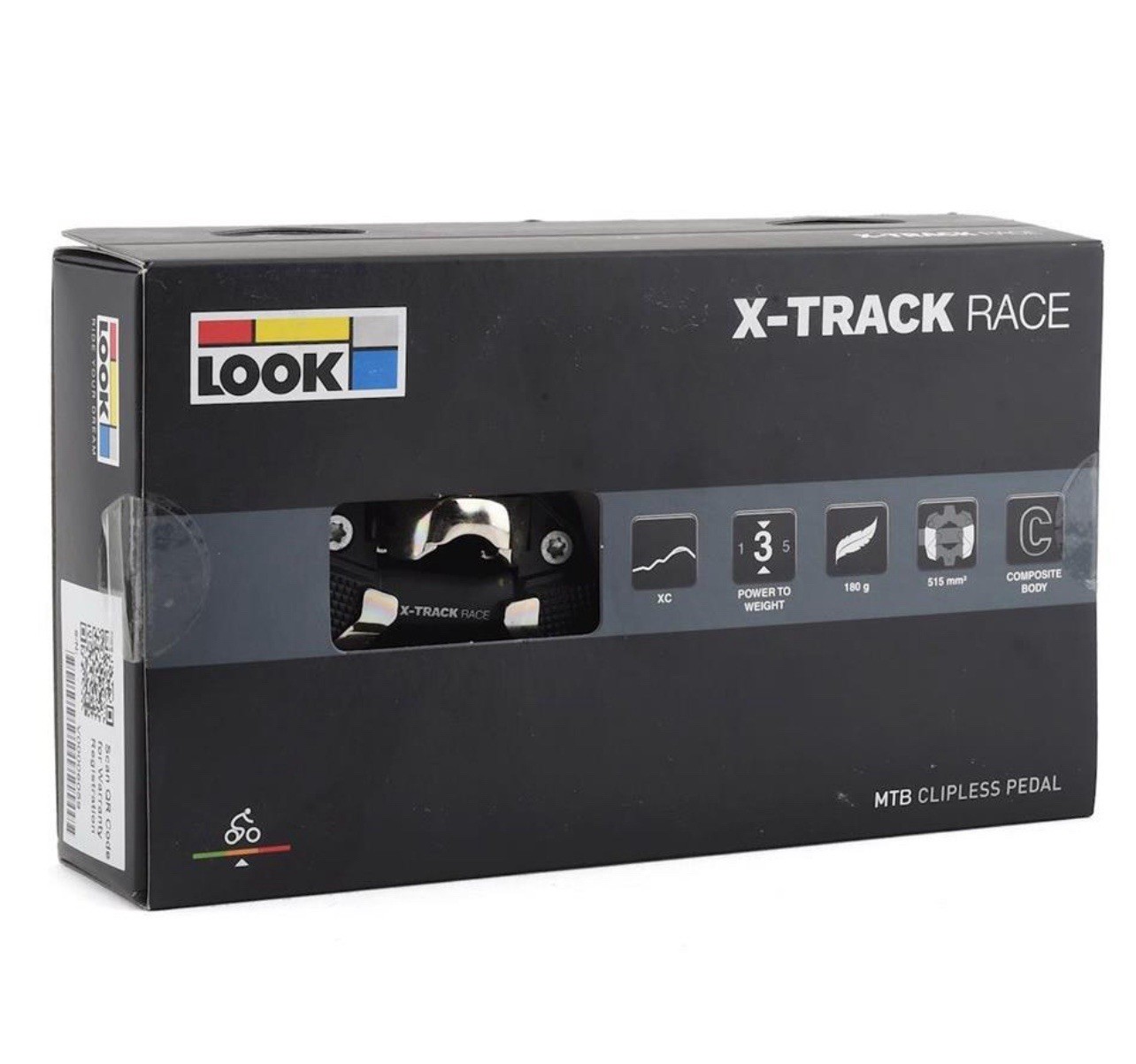 LOOK X-TRACK RACE MTB CLIPLESS PEDALS - BLACK Brand New
