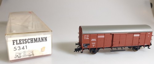 (9799) Fleischmann H0 5308 Güterwagen Gl 7214 Dresden der DRG | Condition: Gebraucht