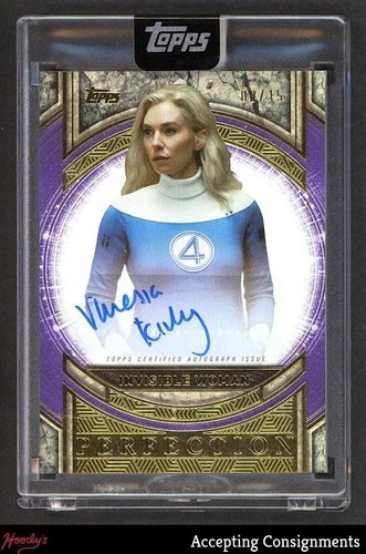 2025 Topps Marvel Studios Purple Vanessa Kirby as Invisible Woman AUTO 08/15