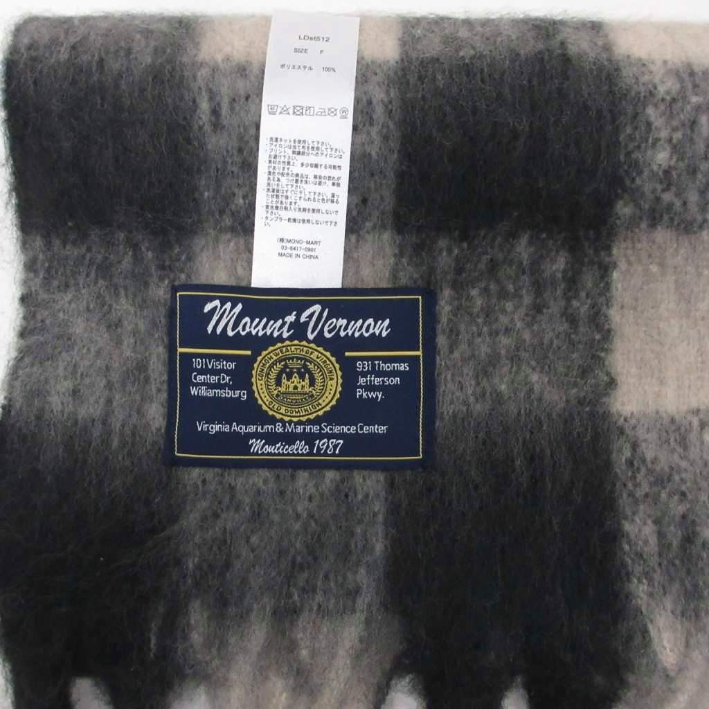 Mono-Mart Volume Multi Check Pattern Muffler Stol… - image 5