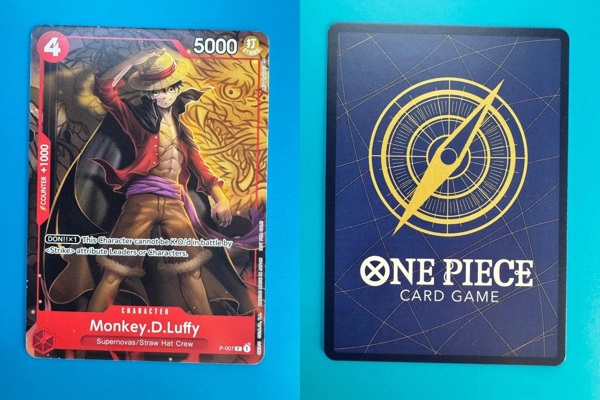 Monkey.D.Luffy-P-007 P-007 One Piece Promotion Cards for sale | eBay