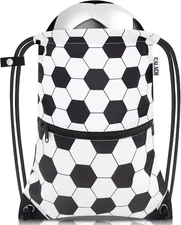 draw string back bag, Large Gym Sports string backpack for men and women with fr