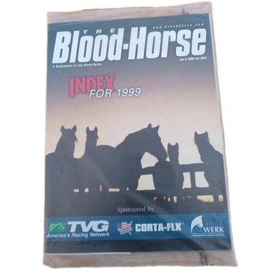 Blood-Horse Index For 1999 Magazine New Never Opened Feb 5, 2000