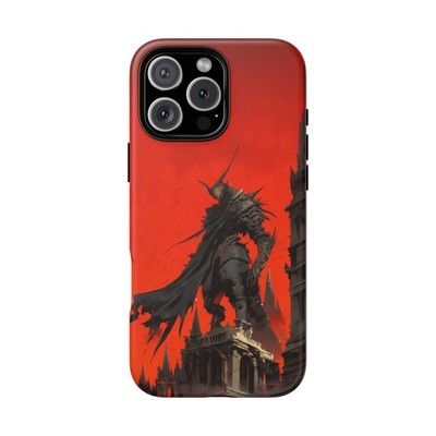 Phone Ink Case | iPhone/Galaxy/Pixel | Armor Void Knight Crimson Dusk
