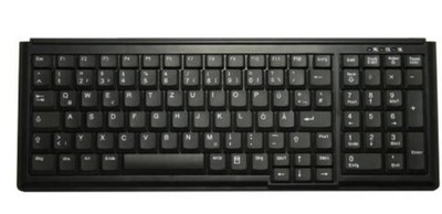 Active Key AK-7000 Industrietastatur - Deutsch - Schwarz