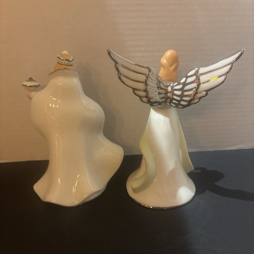 Angel Of Prayer And King Hawthorne Village Silver Blessings Nativity Collection - Picture 4 of 7