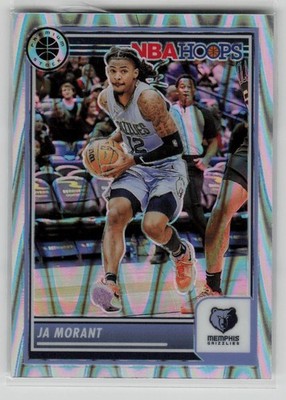 2023-24 Hoops Premium Stock #102 Ja Morant Multi Wave Prizm