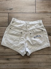 Harley Davidson Jean Shorts Light Wash Size 6 Vintage Made In USA Motorcycle