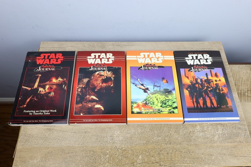 Lot of 4 West End Star Wars Adventure Journal Volume 1 - #1, 2, 7, & 9