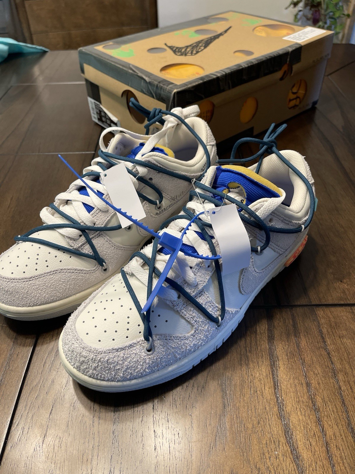 OFF WHITE X NIKE Nike Dunk Low x Off White "Lotto 16 di 50" 2021 Taglia 9 5