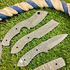 HANDMADE DAMASCUS Miniature Blank blade for hunting knife, Lot of 5 pcs R-3953 — photo 6