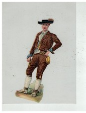 CHROMO DECOUPIS ESPAGNOL HOMME CHAPEAU CASTILIA MATADOR