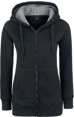 Forplay Kapuzenjacke Damen Teddy Hoodie schwarz Casual Wear