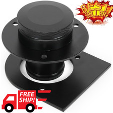 17-2530 Remote Fuel Tank Filler Neck 2 Hose Billet Gas Cap Black
