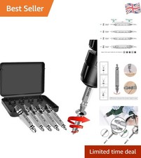 5-Piece High Speed Steel Screw Extractor Set for Effortless Damage Repair