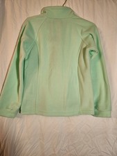 Youth Seafoam Green Columbia Fleece Jacket Size L