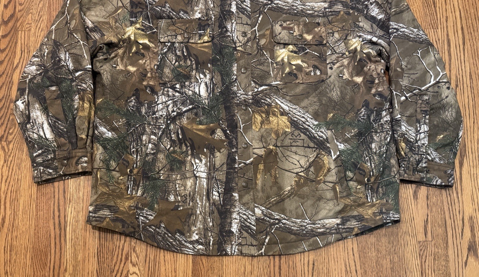 Carhartt Wexford Realtree Camo Snap Button Lined Hunting Shirt Jac Jacket 3XL 3X
