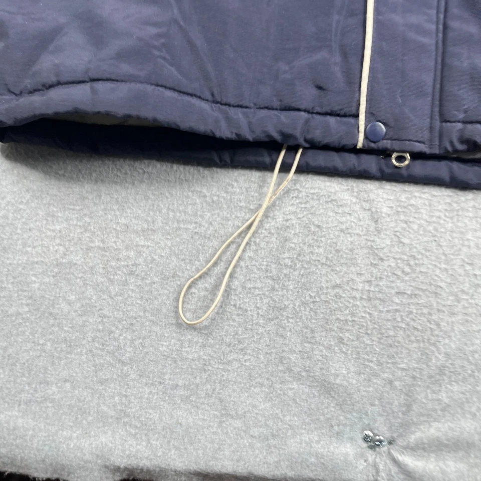 Jaqueta puff vintage Miami Dolphins Reebok XL zíper completo encaixe com capuz destacável - Imagem 2 de 4