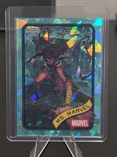 2025 Topps Chrome Marvel Sapphire Aqua /75 Ms. Marvel #130
