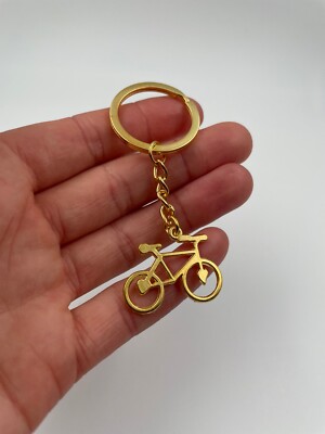 2 Portachiavi Bicicletta In Metallo - Design Ciclismo Per Chiavi, Zaino E Viaggi