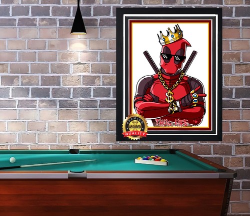 Deadpool - Thug Life - Humor - Parody - Metal Sign 11 x 14 - Picture 5 of 6
