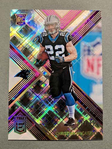 2017 CHRISTIAN MCCAFFREY Donruss Elite Purple (RC) 049/99 Card# 161 - Picture 3 of 10