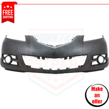 Front Bumper Cover W Fog Lamp Holes Primed For 2004-2006 Mazda 3 Sedan