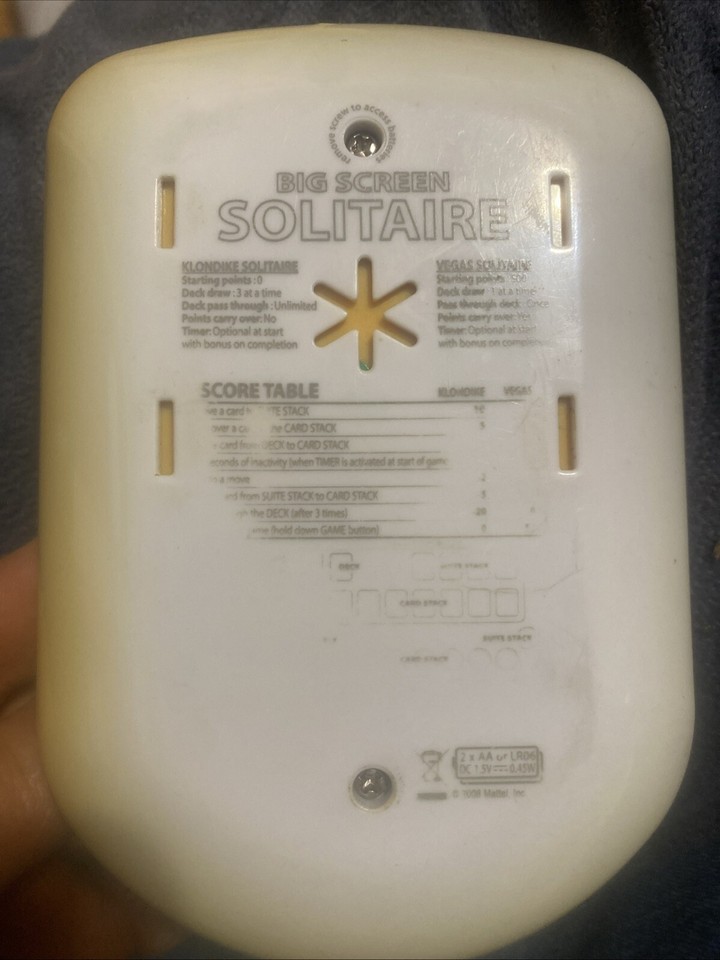 Radica | Toys | Radica Big Screen Free Handheld Electronic Free Cell