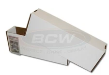 Lot of 5 BCW SUPER VAULT Graded Card Storage Boxes corrugated cardboard box