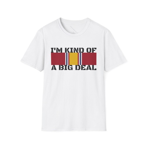 National Defense Ribbon Shirt, I'm Kind of a Big Deal Gift For Military Veterans - Bild 6 von 25