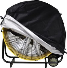 1Pc Waterproof Industrial Fan Cover Dustproof Protection for 30.5" Drum Fans