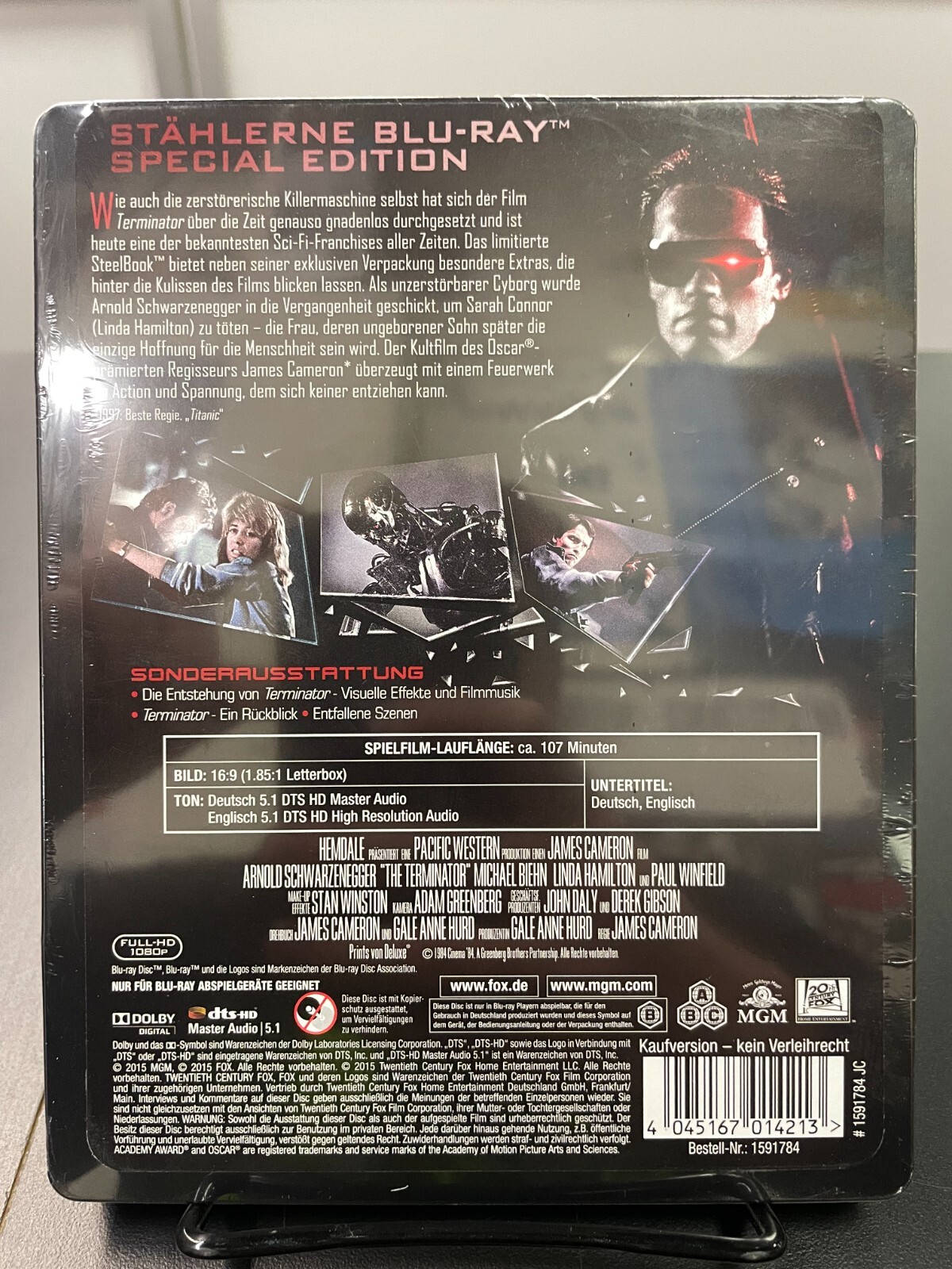 Terminator Blade The Terminator (Blu-Ray Steelbook German Import) | eBay