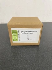 ICO Bath V5214 Volkano Fire Single Robe Hook - Brushed Nickel