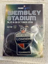 Official Collectible Memorabilia NFL  London Games 2018