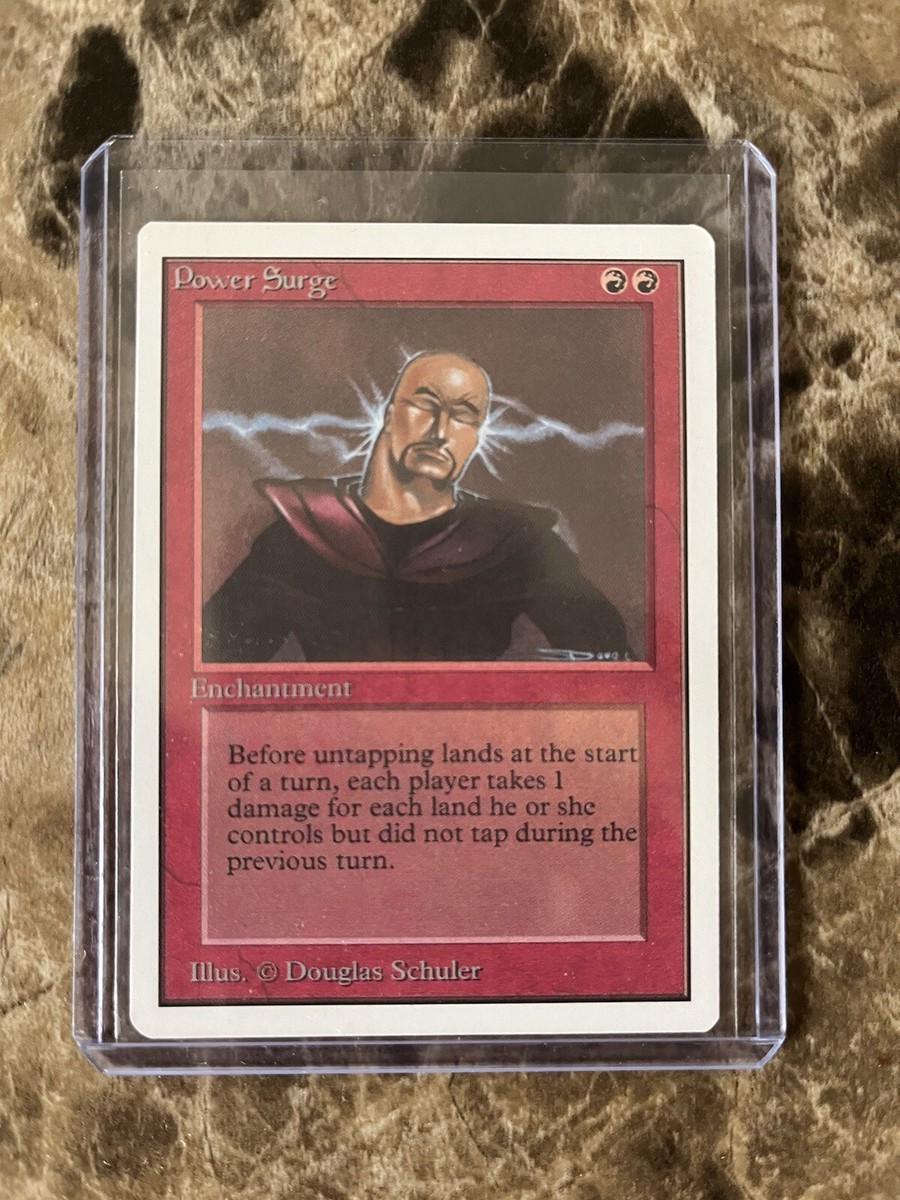 MTG Unlimited Power Surge (Rare) MTG Unlimited Power Surge (Rare)