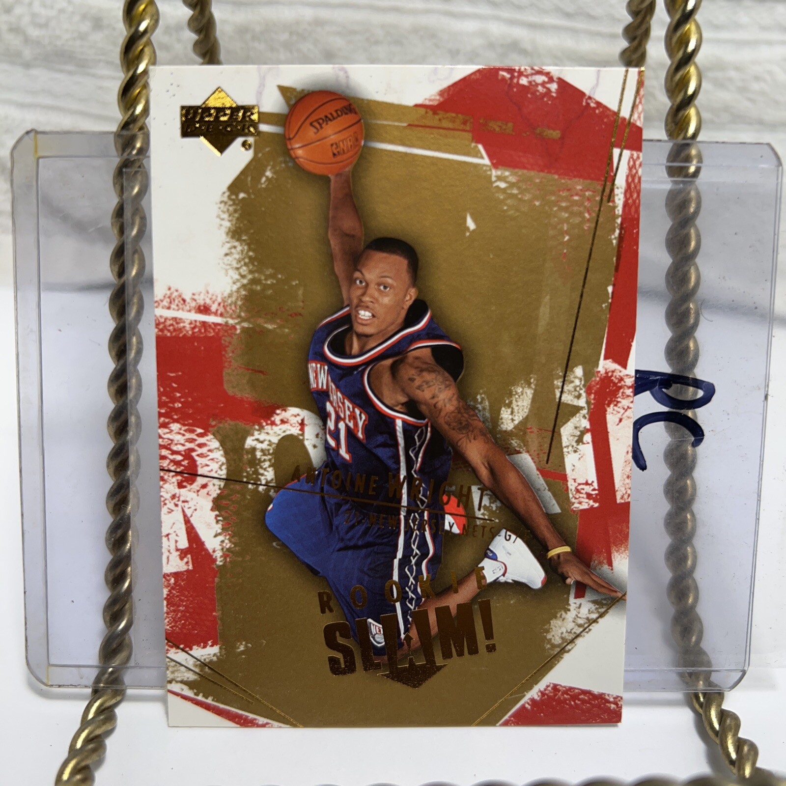 2005-06 Upper Deck Slam Rookie Antoine Wright #104 Rookie RC VG Card🦄
