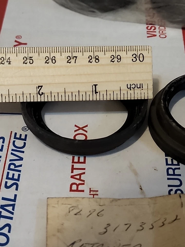 NOS 1967-1976 RETENEDOR AMC, GRASA RUEDA DELANTERA 3173532 VER DESCRIPCIÓN PARA MONTAJE Foto 2 de 3