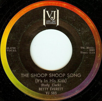 Betty Everett - The Shoop Shoop Song (It's In His Kiss) / Hands Off (7'', ARP)