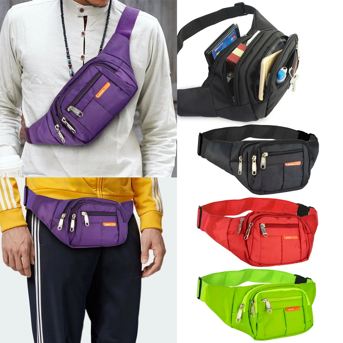 Bolso De Pecho Para Hombre, Deporte Casual